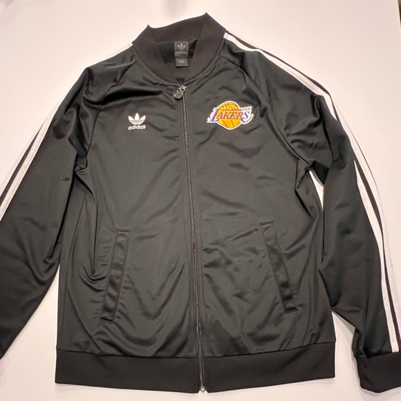 adidas Other - Rare Los Angeles Lakers Court Series Primary Logo Legacy Full Zip Track Jacket